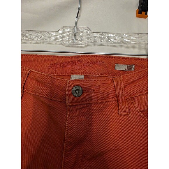 Arizona Jean Company Super Skinny Orange Jeans Women’s Size 11 - Picture 2 of 5